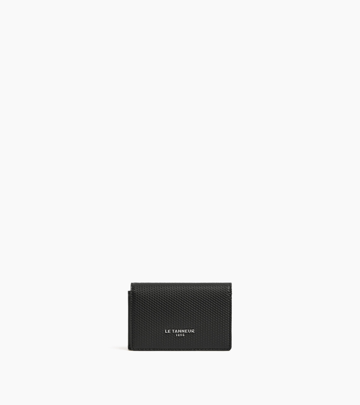 Bifold-Kartenetui im Querformat Lucien aus Leder mit T-Signatur