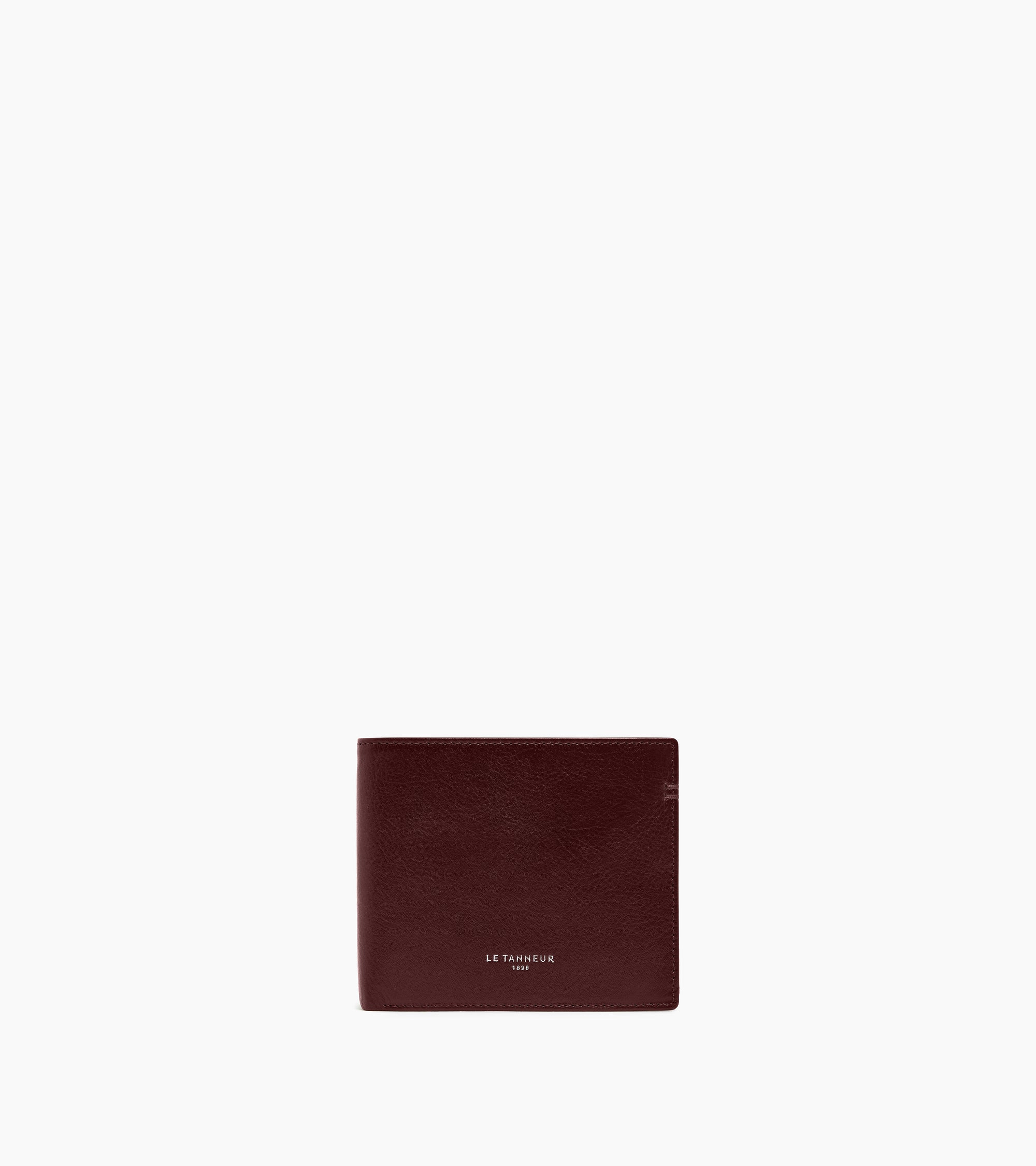 Bifold-Brieftasche mit Klappe Lucien aus geöltem Leder