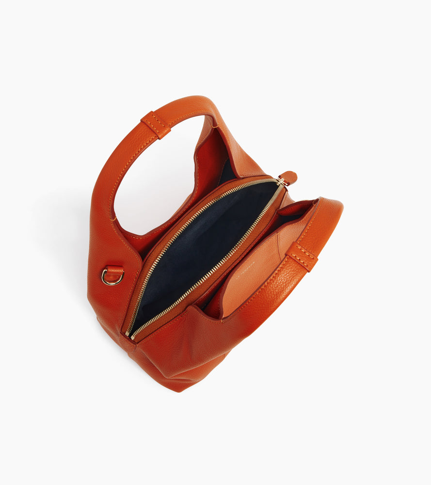 Kleine Handtasche Juliette aus genarbtem Leder