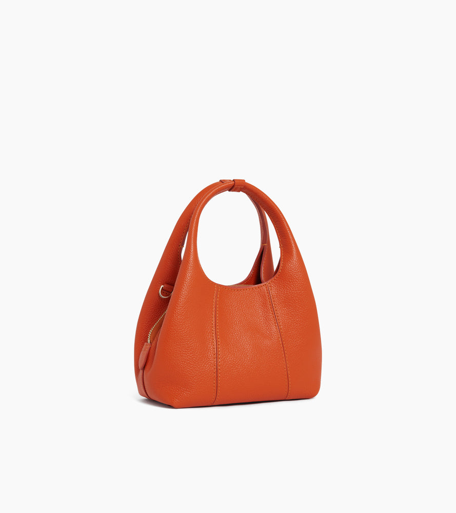 Mini-Handtasche Juliette aus genarbtem Leder