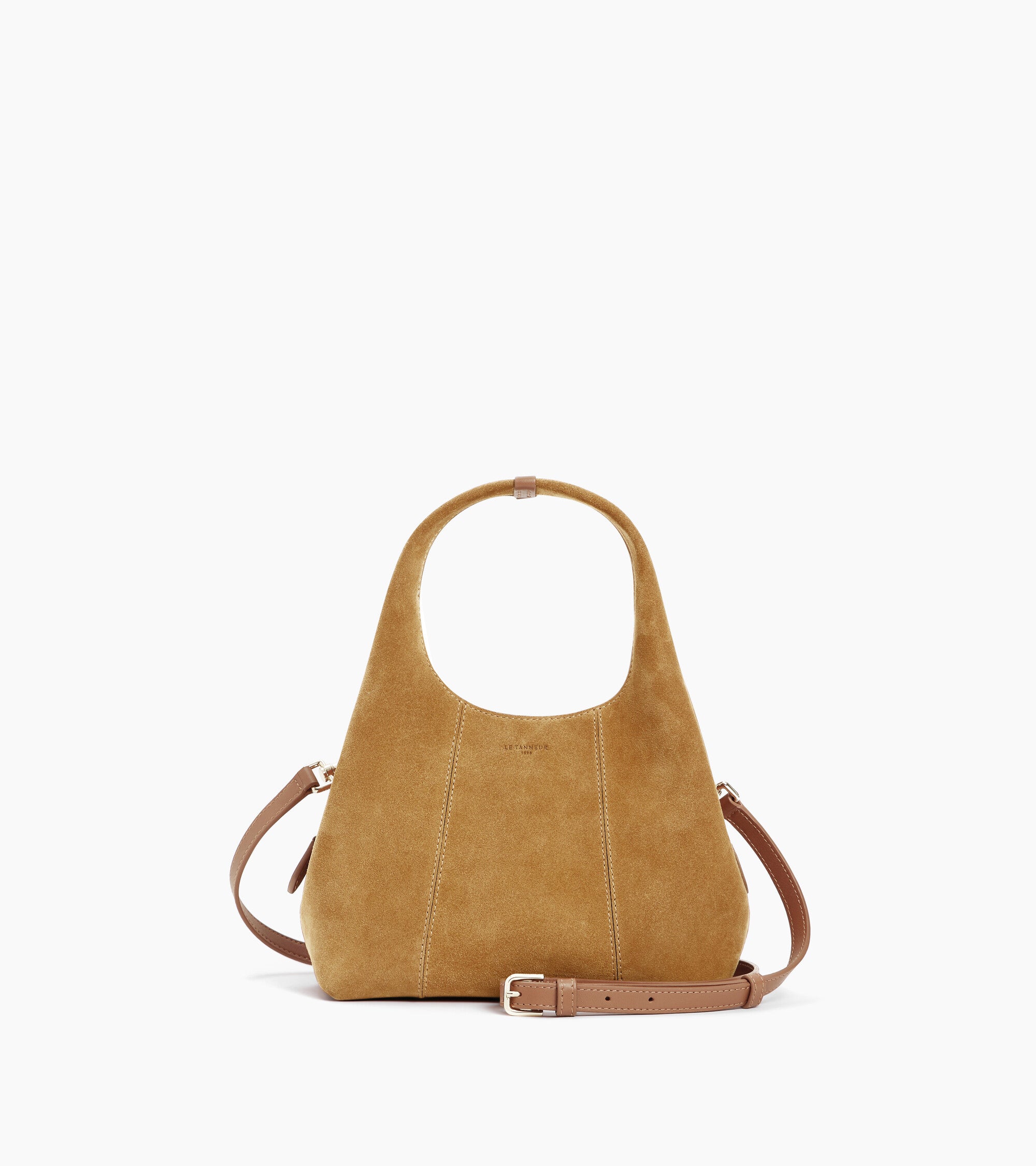 Kleine Handtasche Juliette aus Velours-Spaltleder