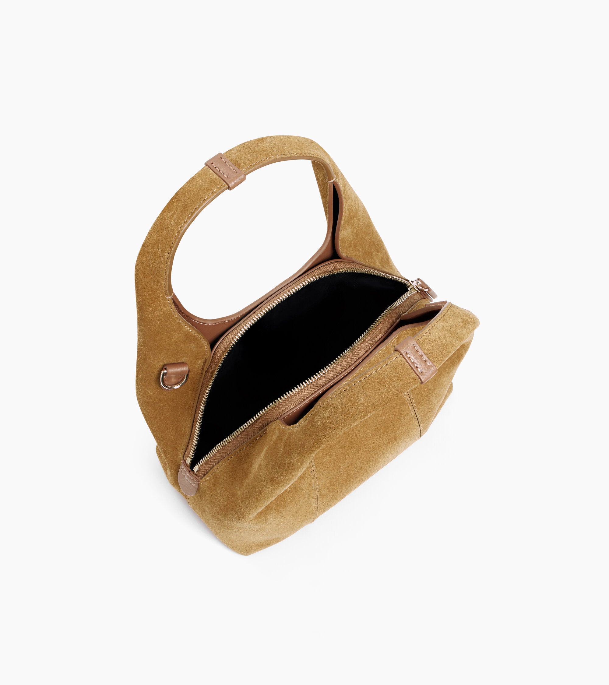 Kleine Handtasche Juliette aus Velours-Spaltleder
