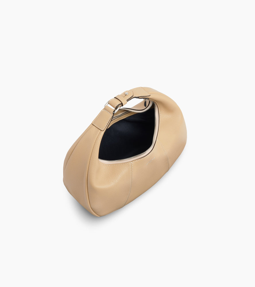 Kleine Hobo-Tasche Juliette aus genarbtem Leder