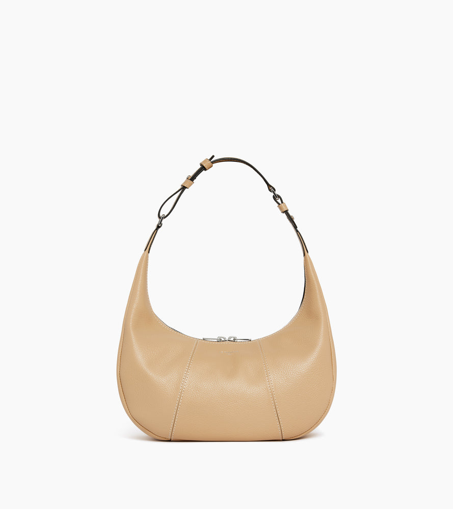 Kleine Hobo-Tasche Juliette aus genarbtem Leder