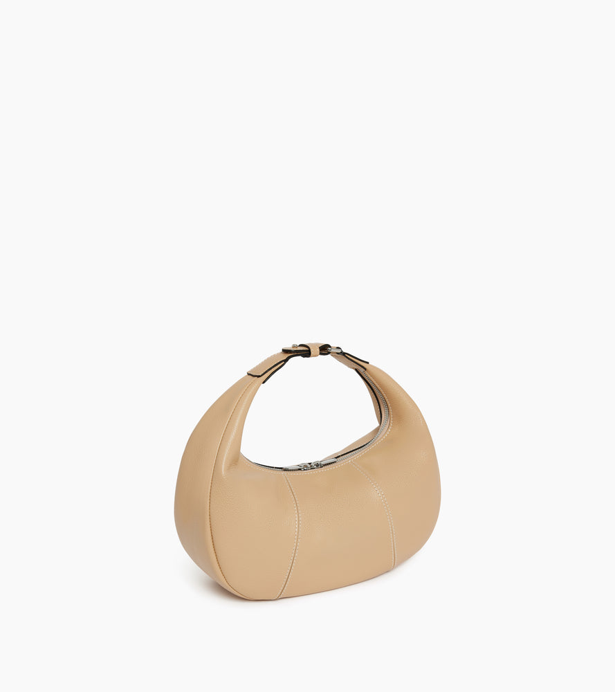 Kleine Hobo-Tasche Juliette aus genarbtem Leder