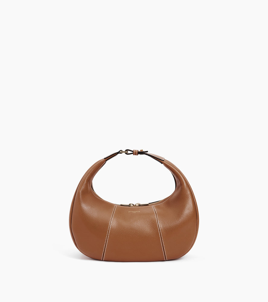 Kleine Hobo-Tasche Juliette aus genarbtem Leder