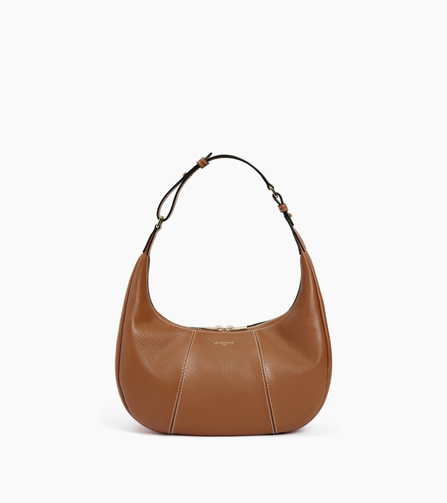 Kleine Hobo-Tasche Juliette aus genarbtem Leder