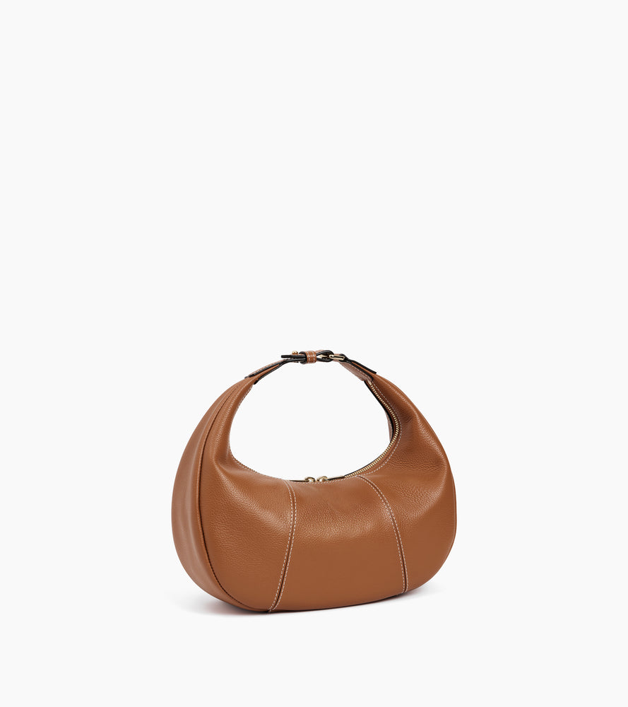 Kleine Hobo-Tasche Juliette aus genarbtem Leder
