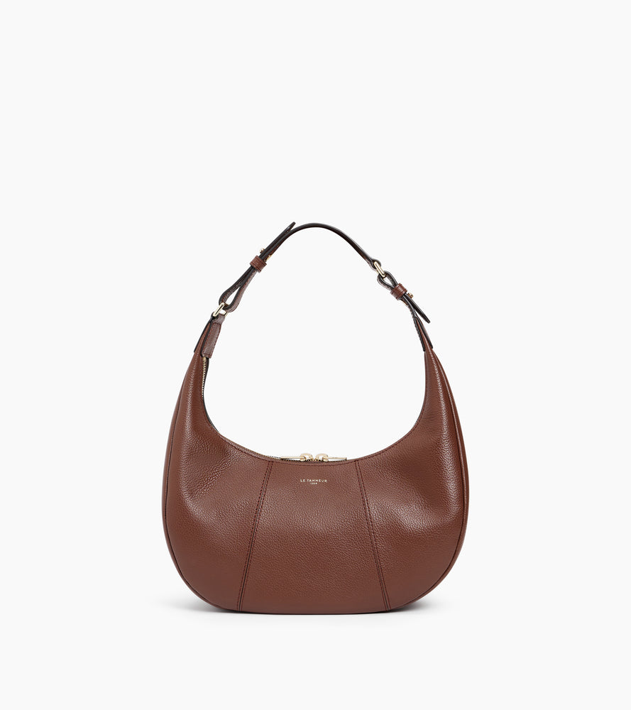 Kleine Hobo-Tasche Juliette aus genarbtem Leder