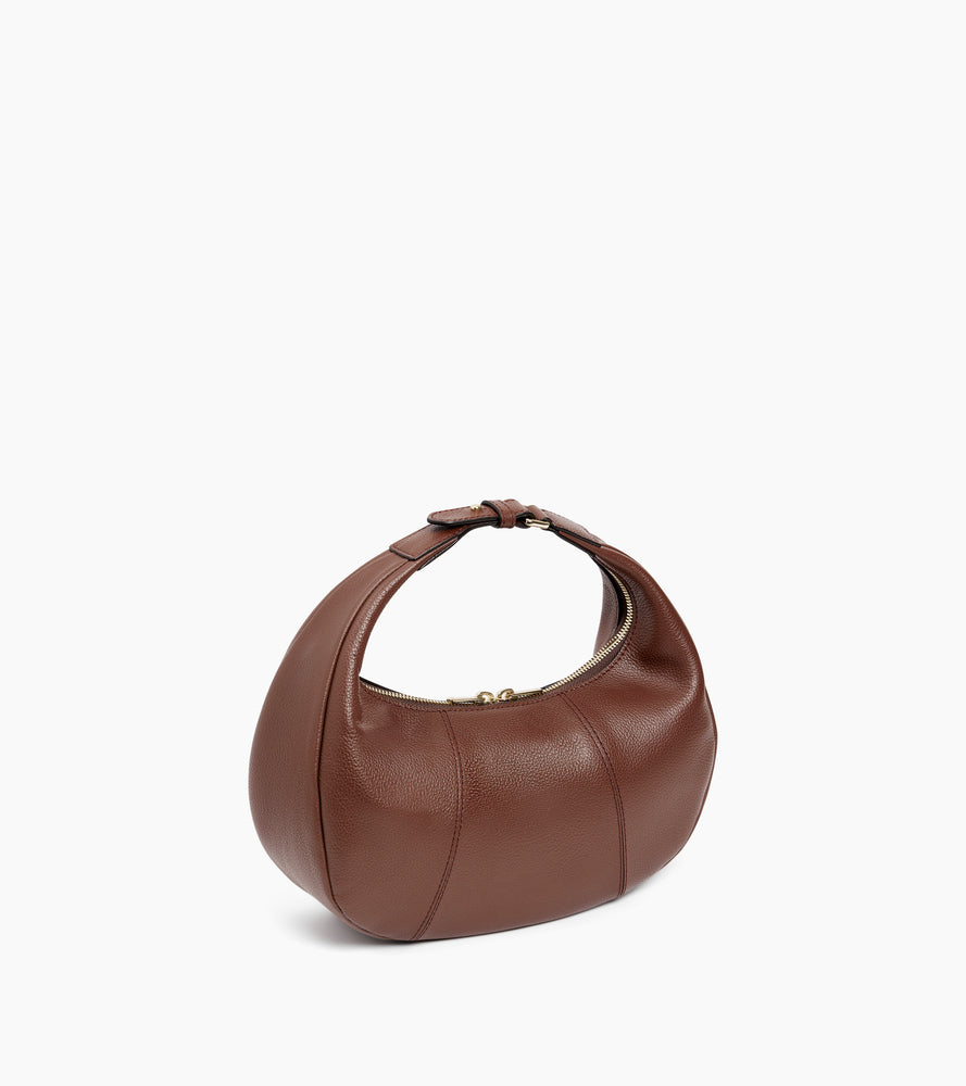 Kleine Hobo-Tasche Juliette aus genarbtem Leder