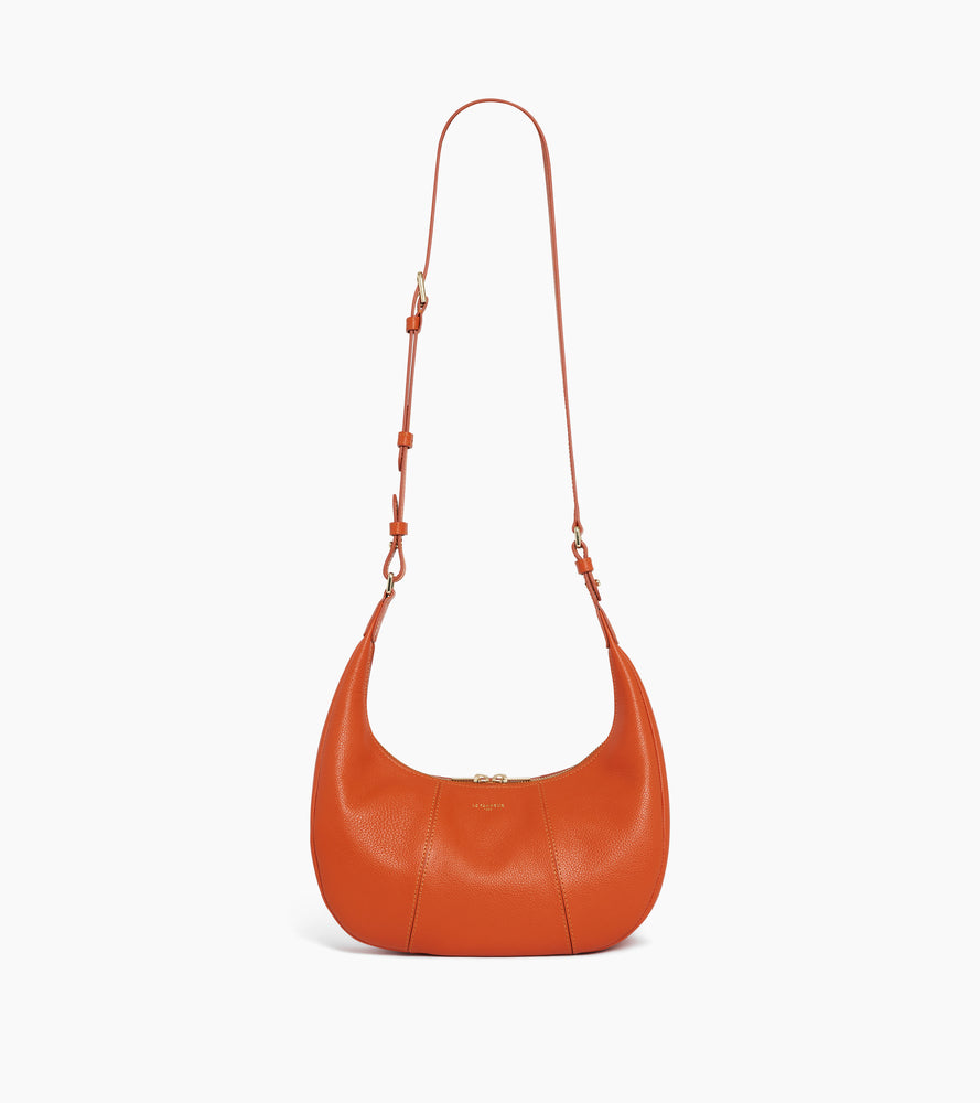 Kleine Hobo-Tasche Juliette aus genarbtem Leder