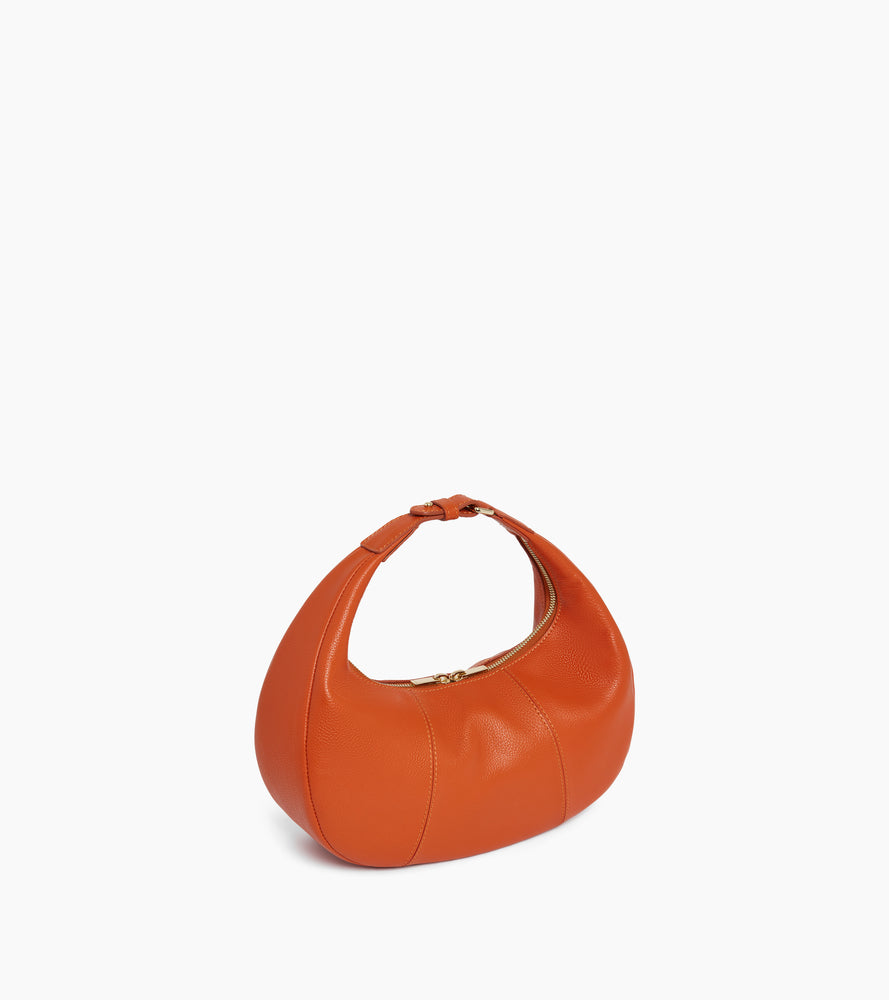 Kleine Hobo-Tasche Juliette aus genarbtem Leder
