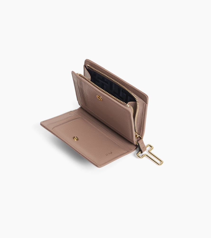 Petit portefeuille Juliette en cuir grainé