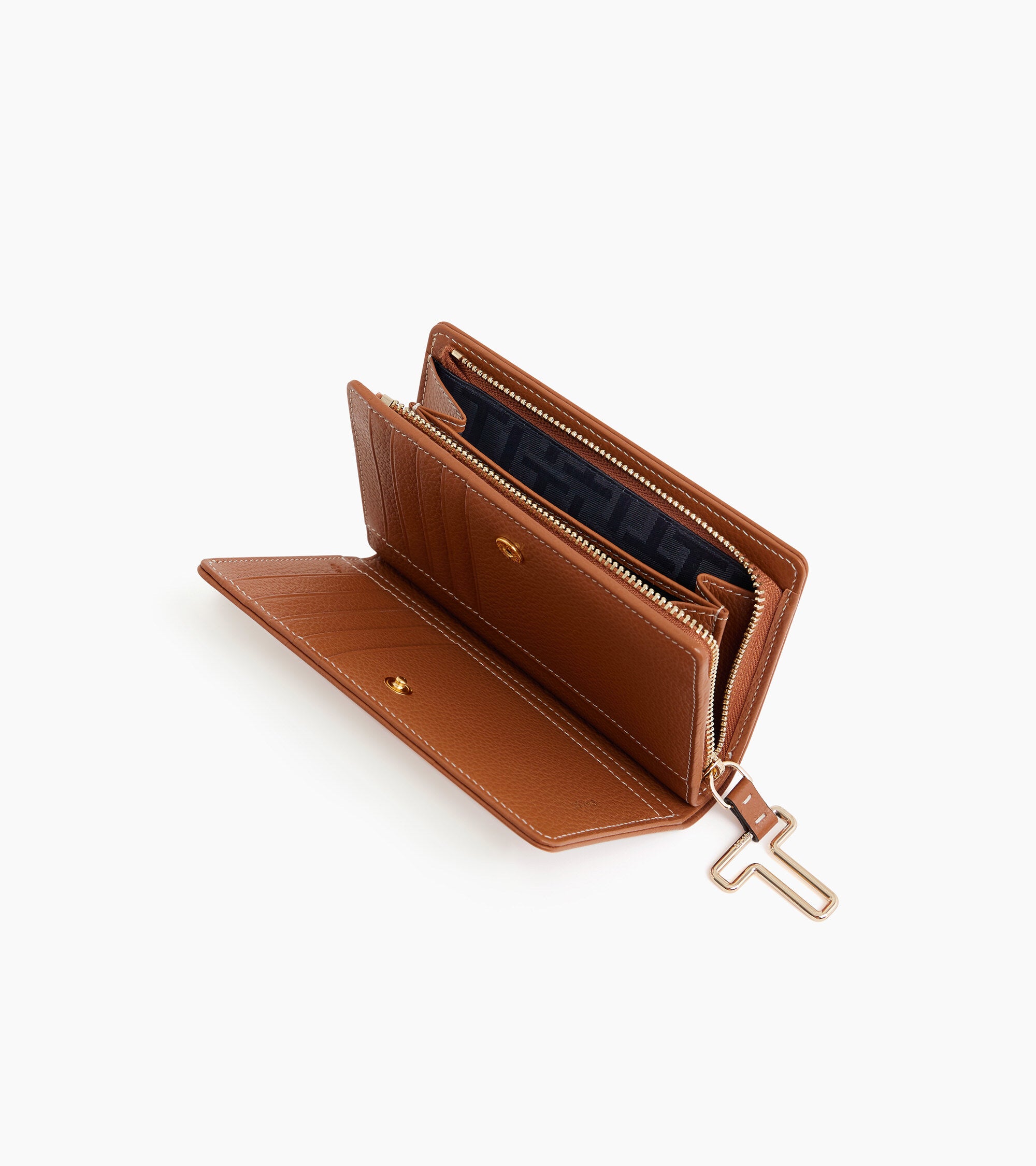 Juliette medium grained leather purse