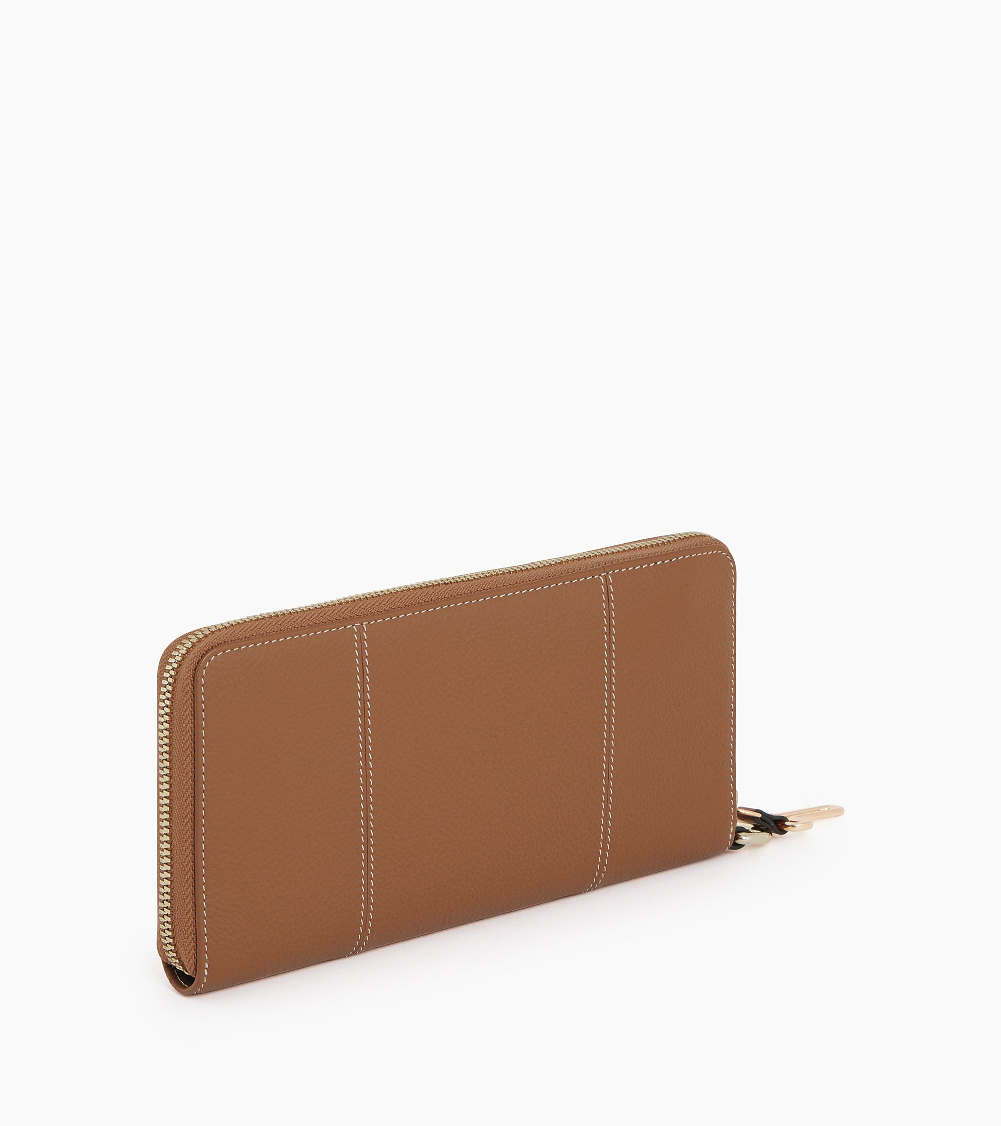 Juliette zipped travel companion in pebbled leather