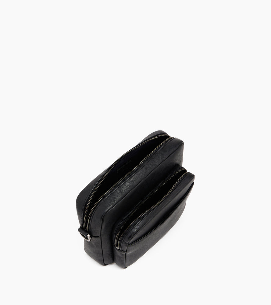Bolso bandolera pequeño de piel texturizada Marceau