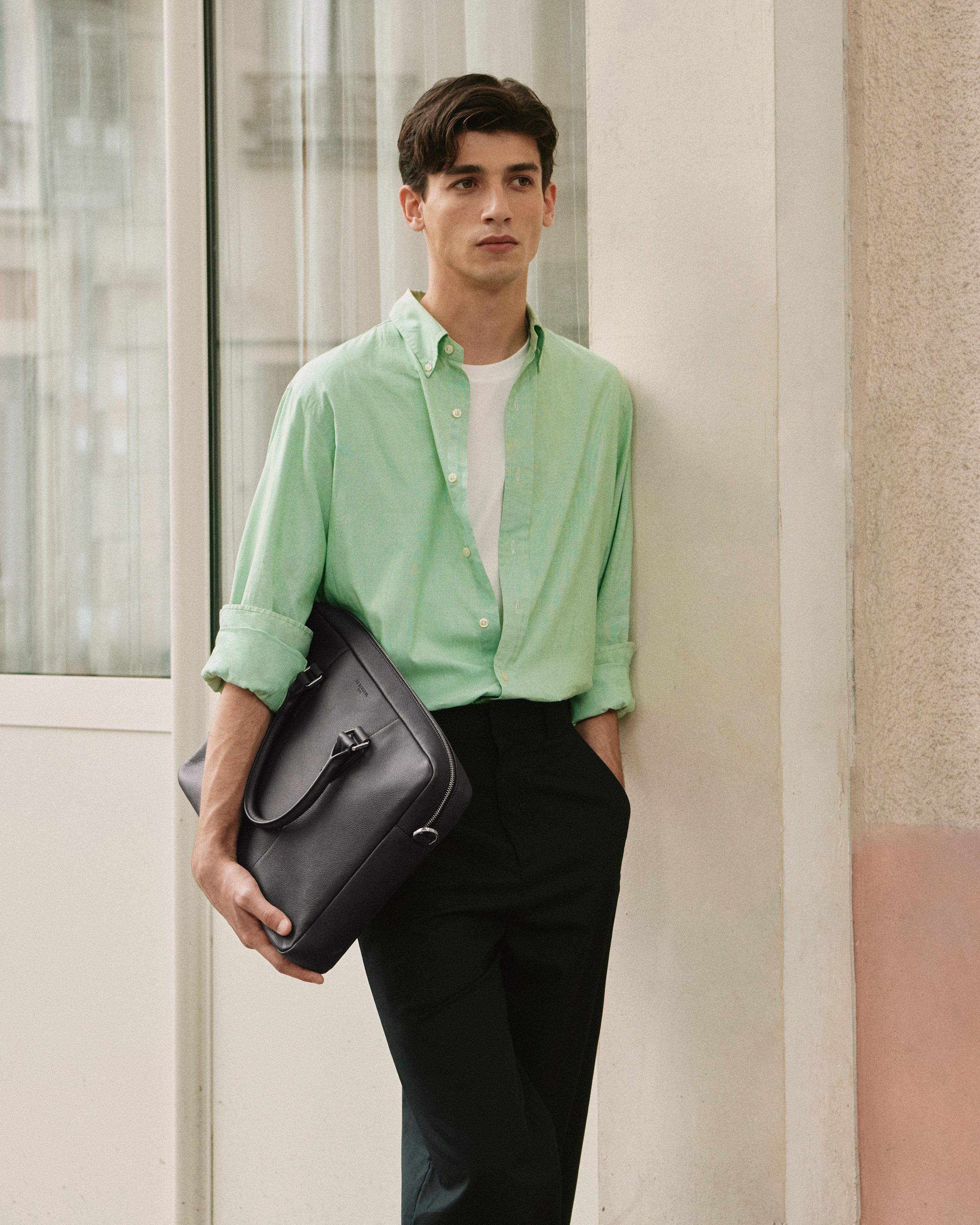 Aktentasche Marceau 15-Zoll aus genarbtem Leder