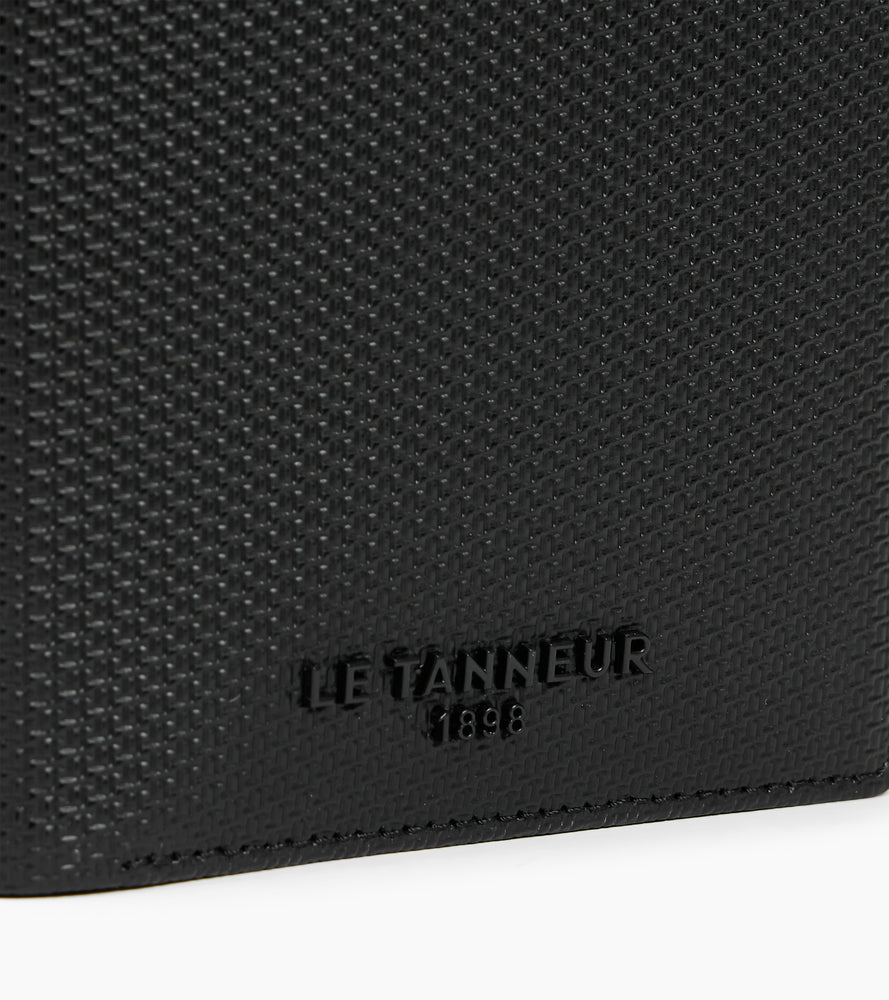 Geldbörse im Hochformat Emile aus T-Signaturleder mit Reißverschluss