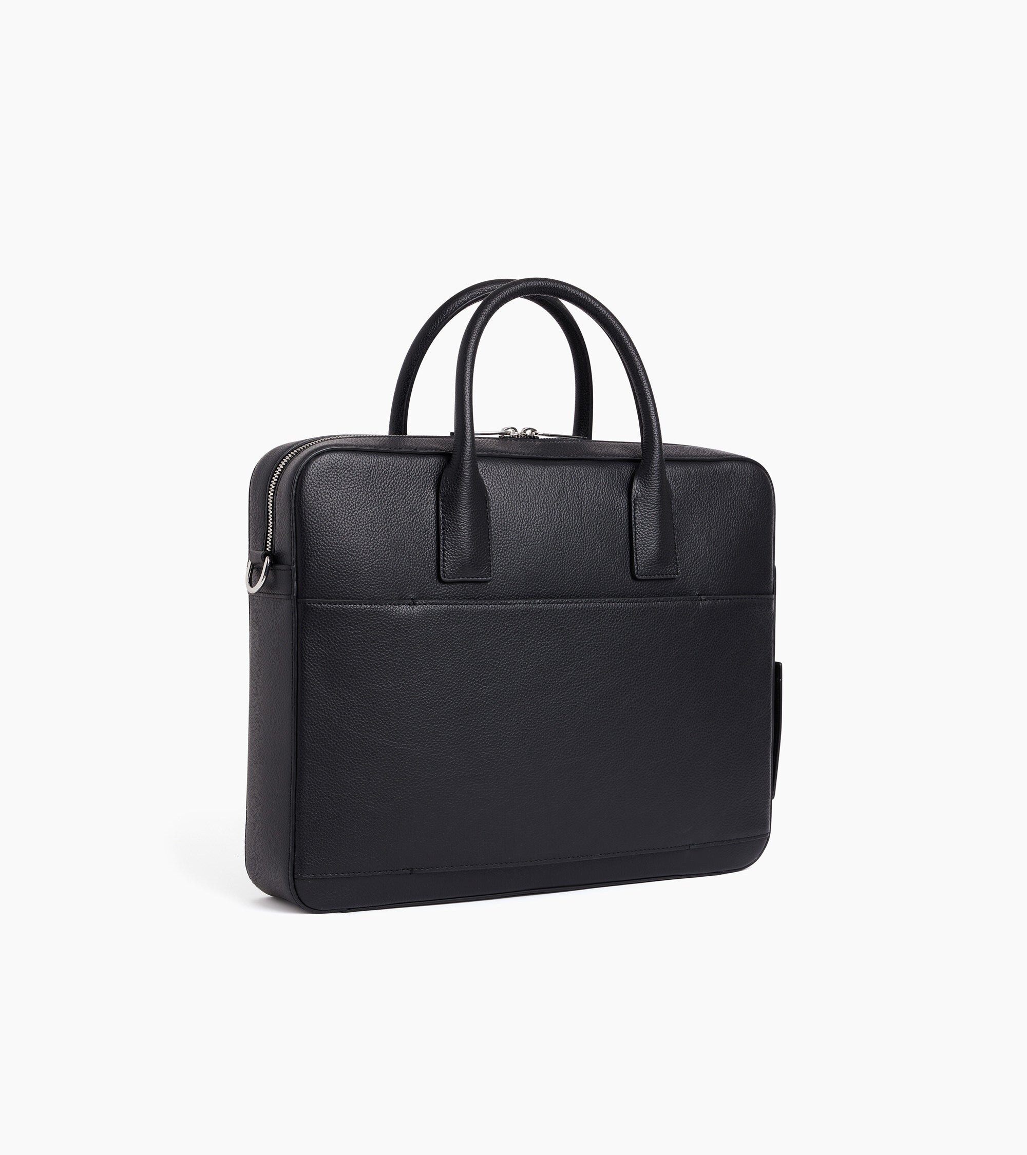 Emile 14 document holder in pebbled leather