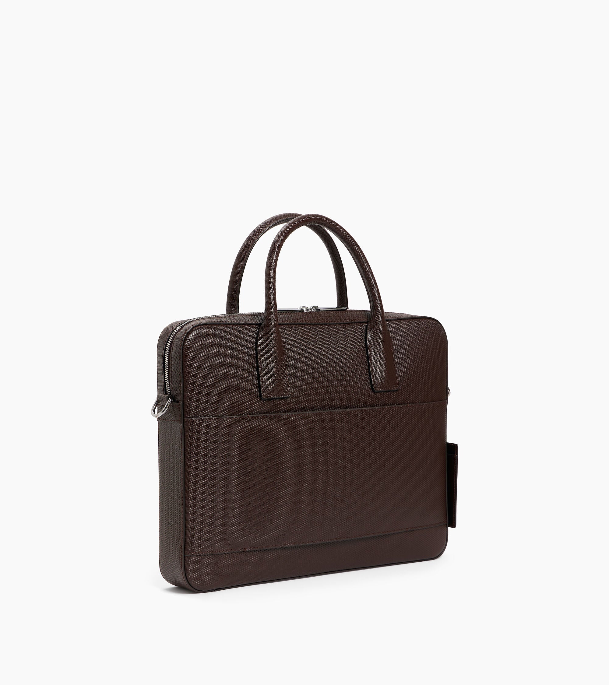 Emile slim, 14" briefcase in signature T leather
