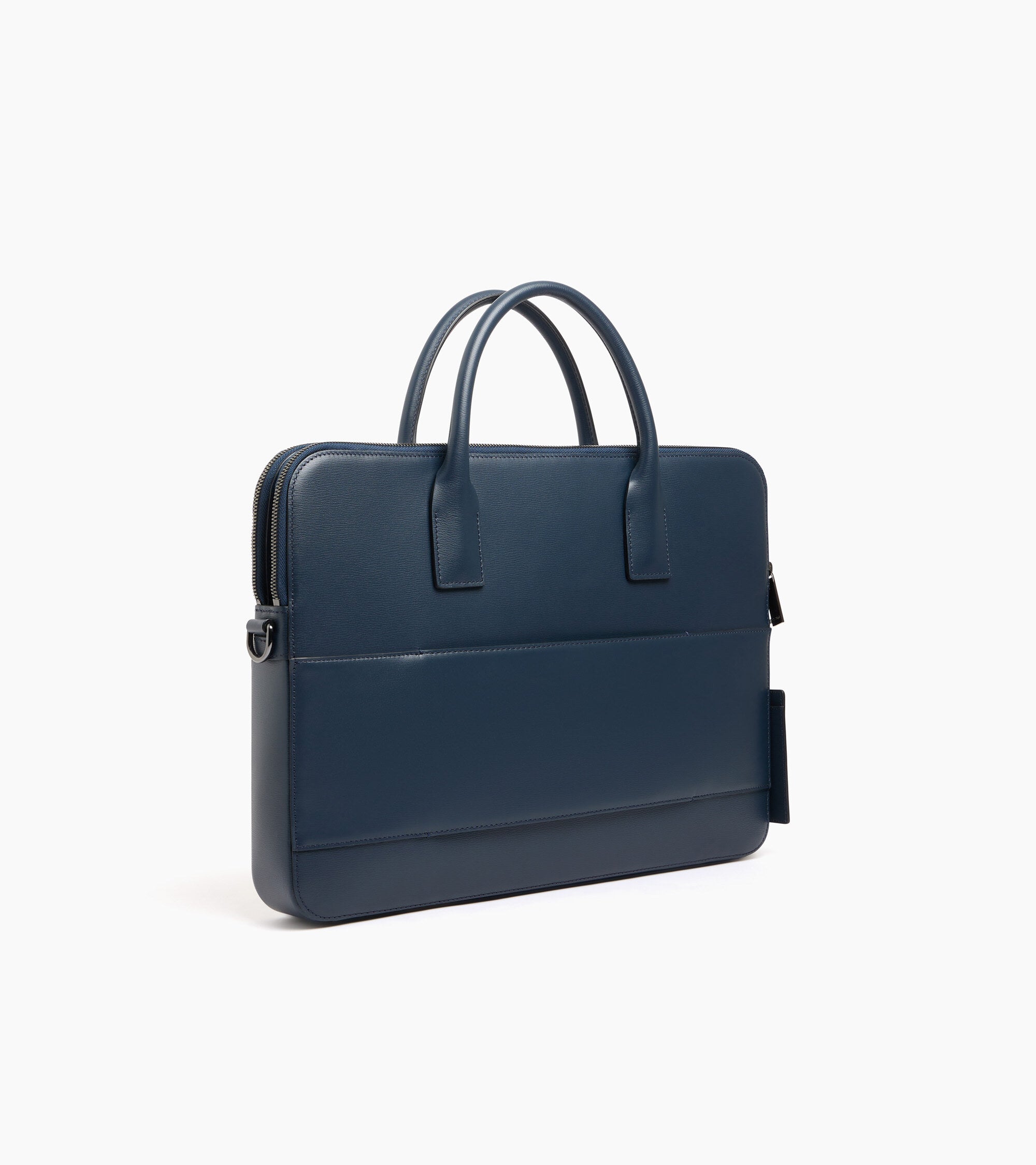 Emile slim 15" briefcase in bonded leather