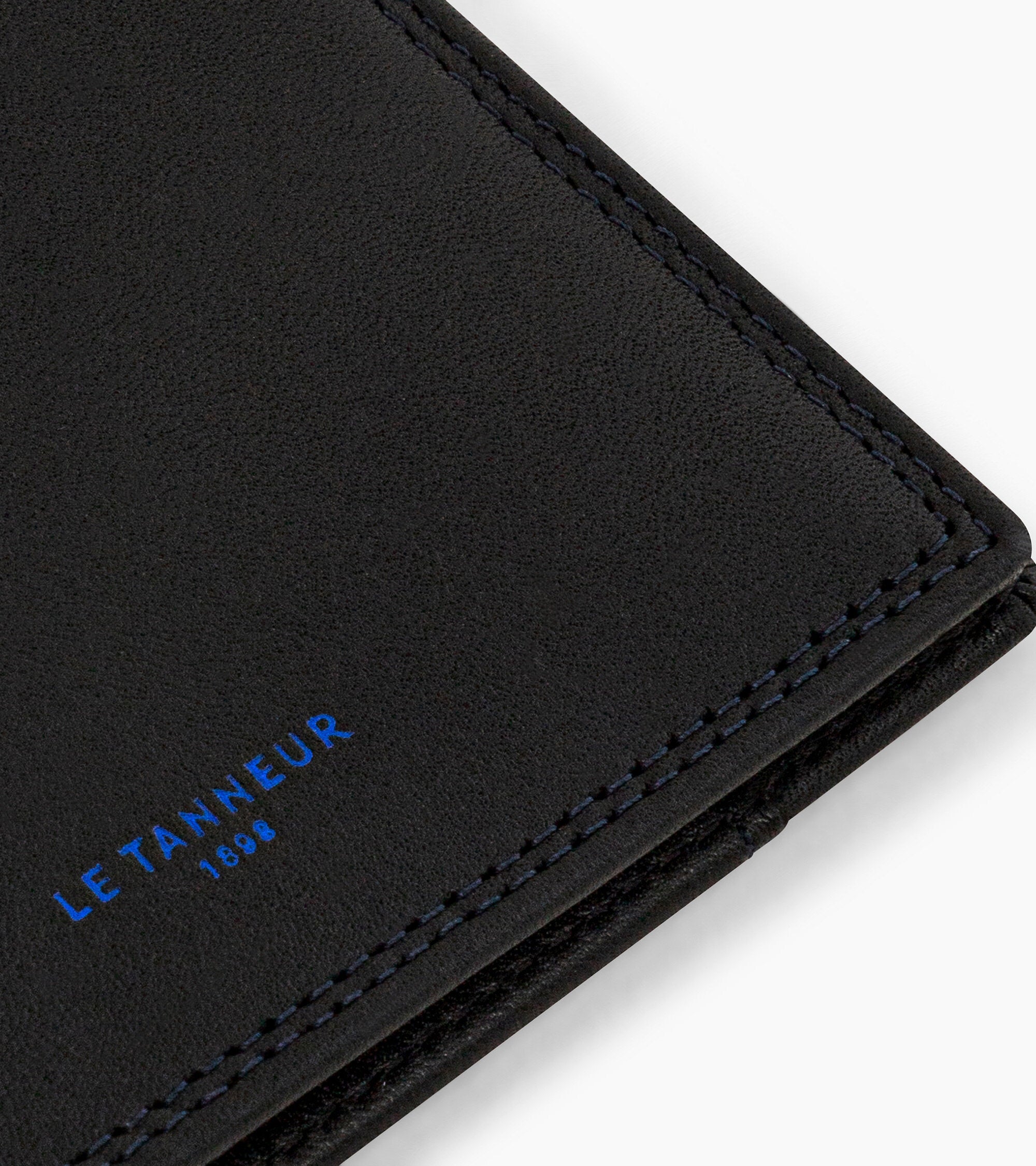 Martin medium horizontal card holder with bill pocket in smooth leather