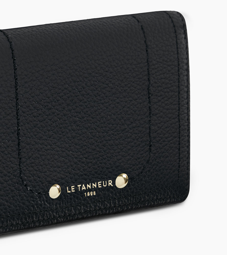 Kleine Brieftasche Ella aus genarbtem Leder