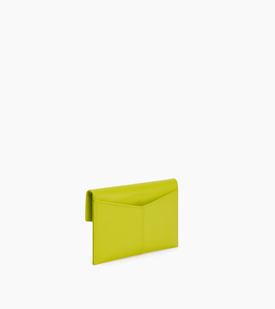 Mittlere Umschlagtasche Charlotte aus glattem Leder