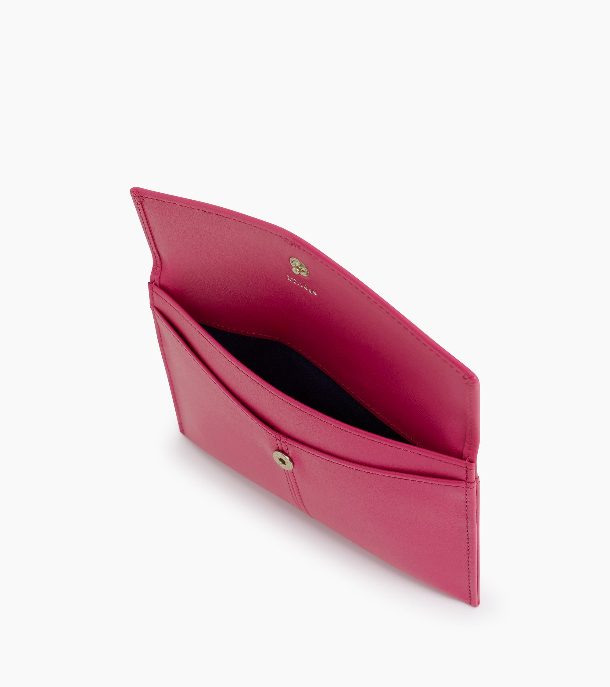 Charlotte medium envelope smooth leather clutch