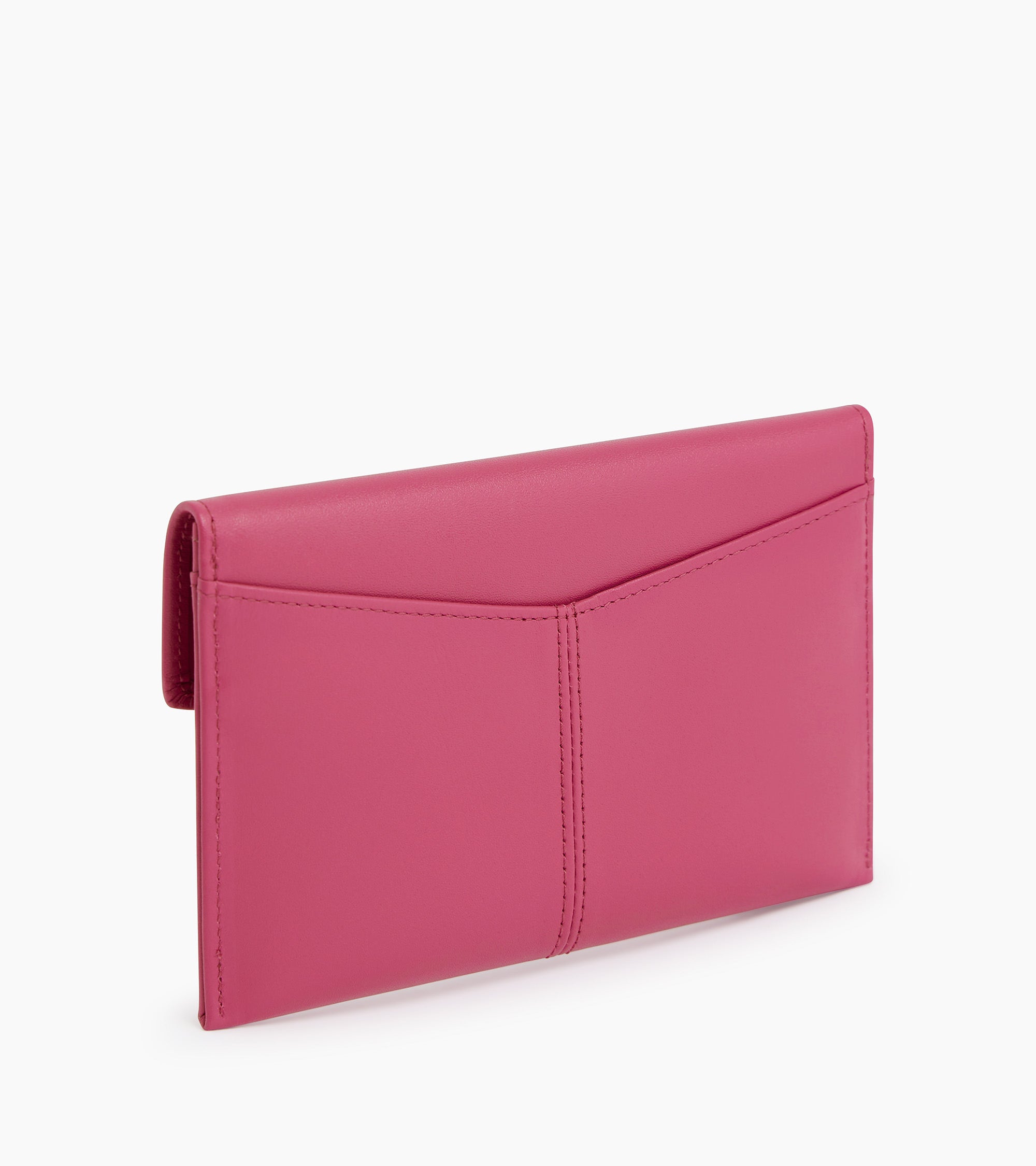 Charlotte medium envelope smooth leather clutch