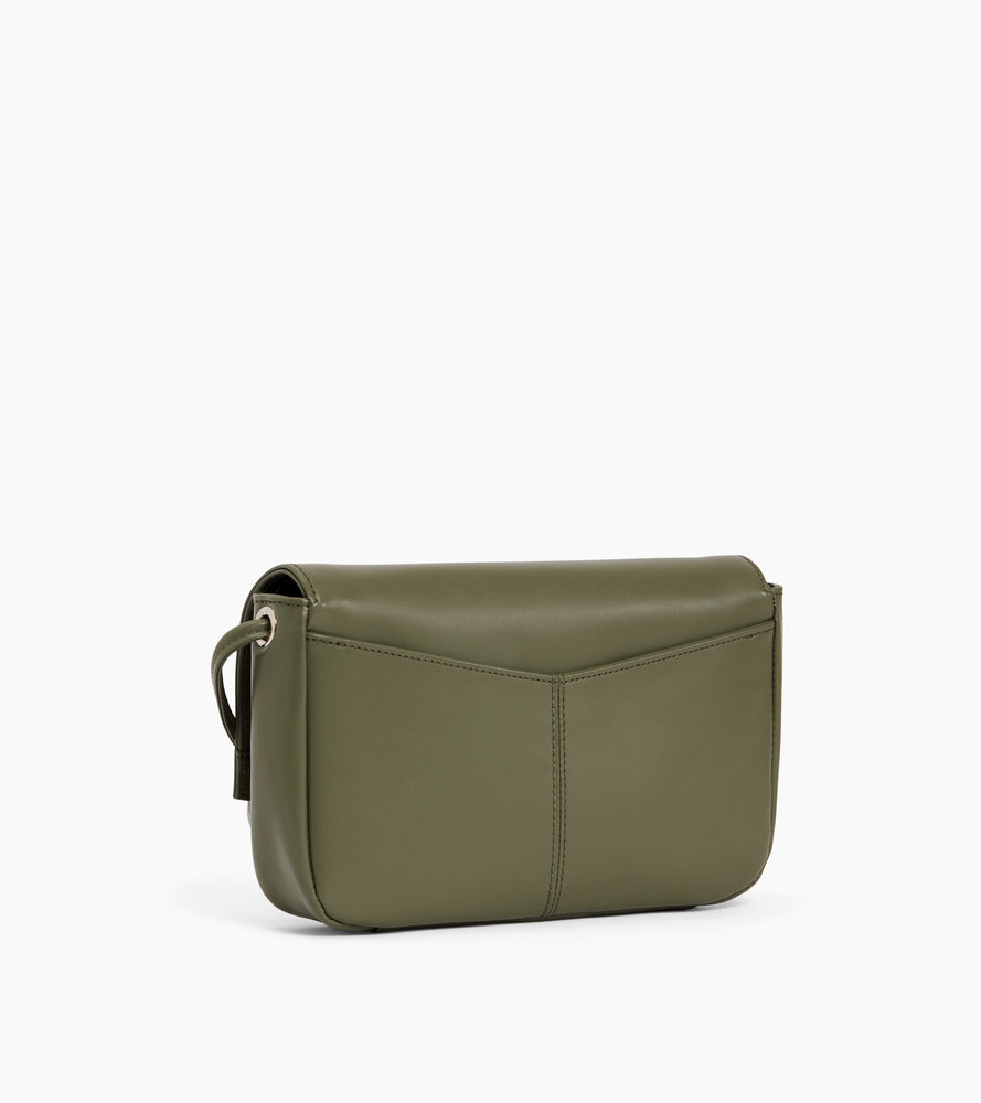 Taschengeldbörse mit abnehmbarer Schultertasche Charlotte aus glattem Leder