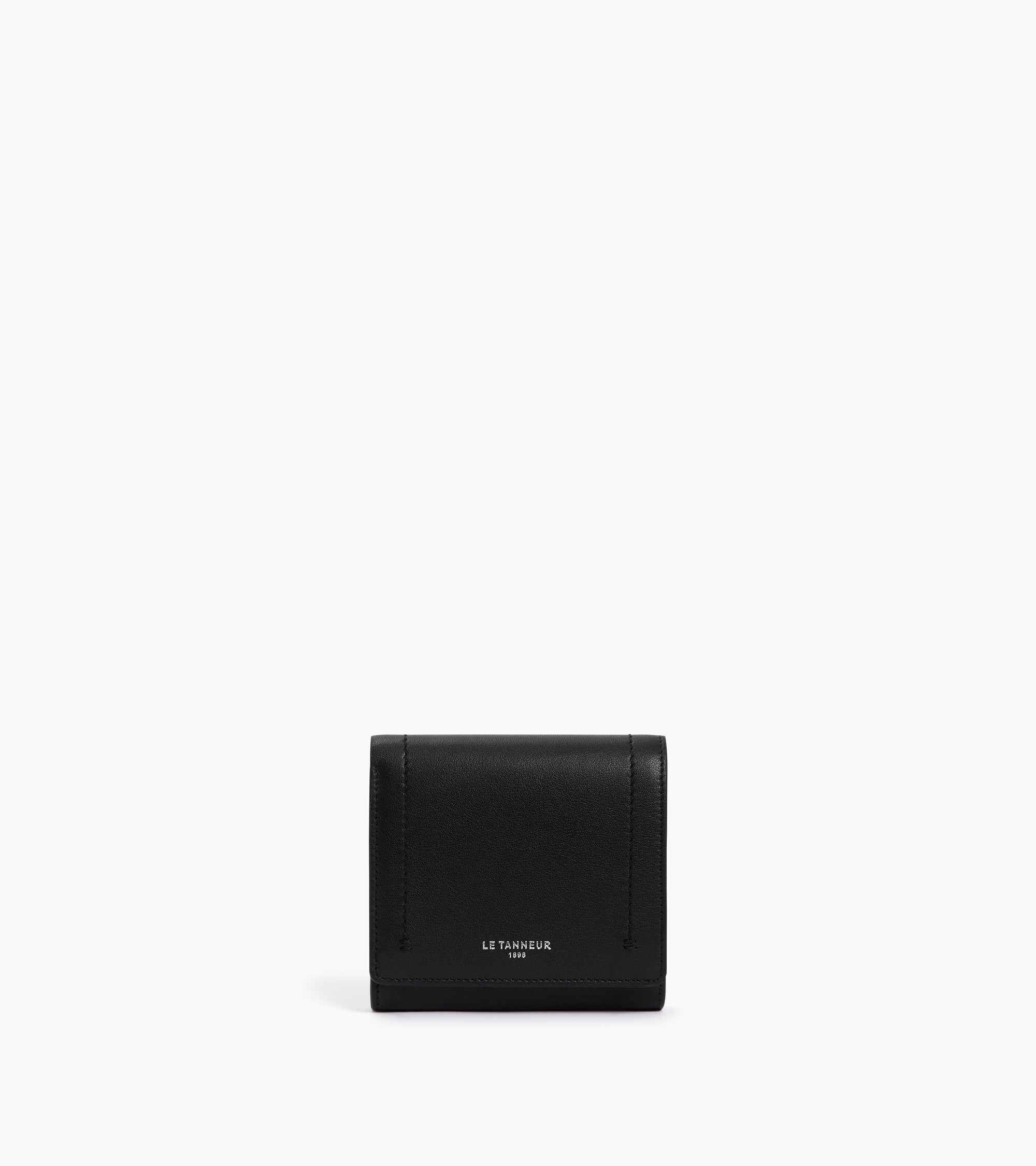 Louison スムースレザー スモール フラップ付き 財布
