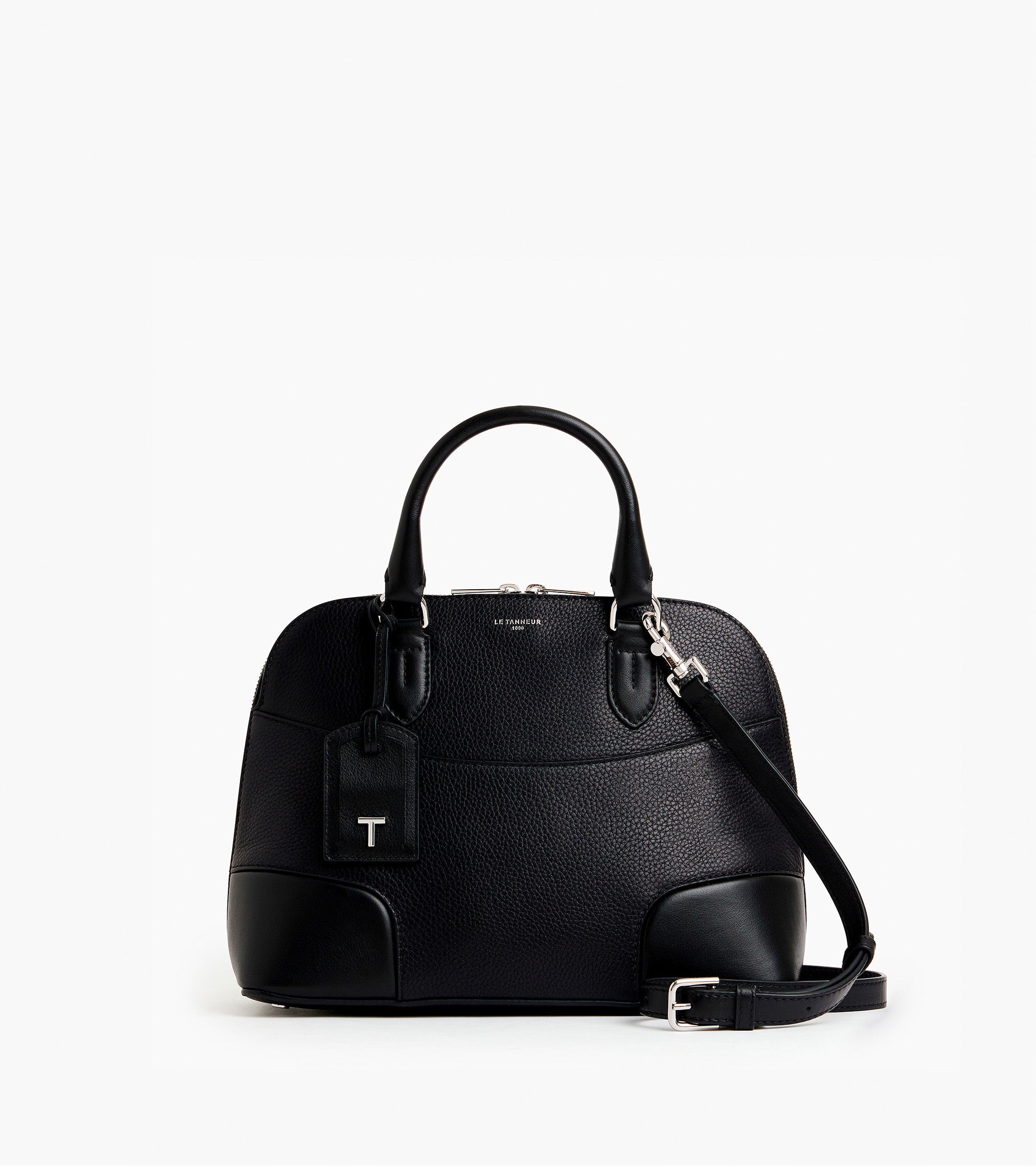 Romy medium smooth grained leather handbag