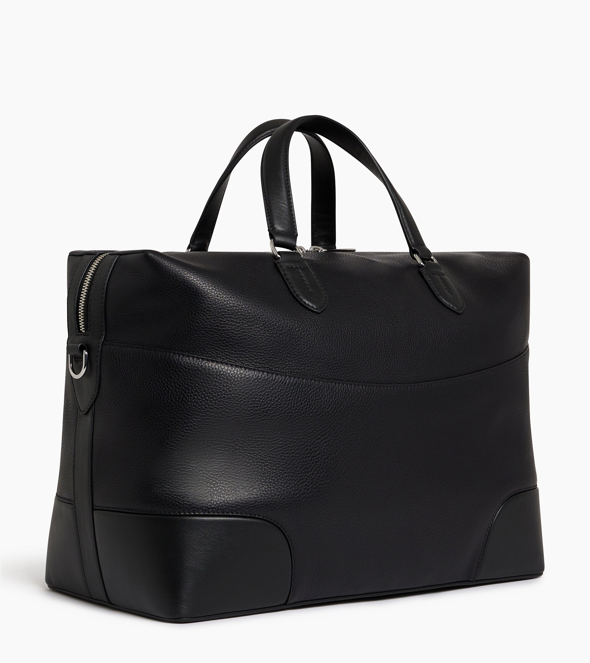 Romy grained and smooth leather 24h travel bag