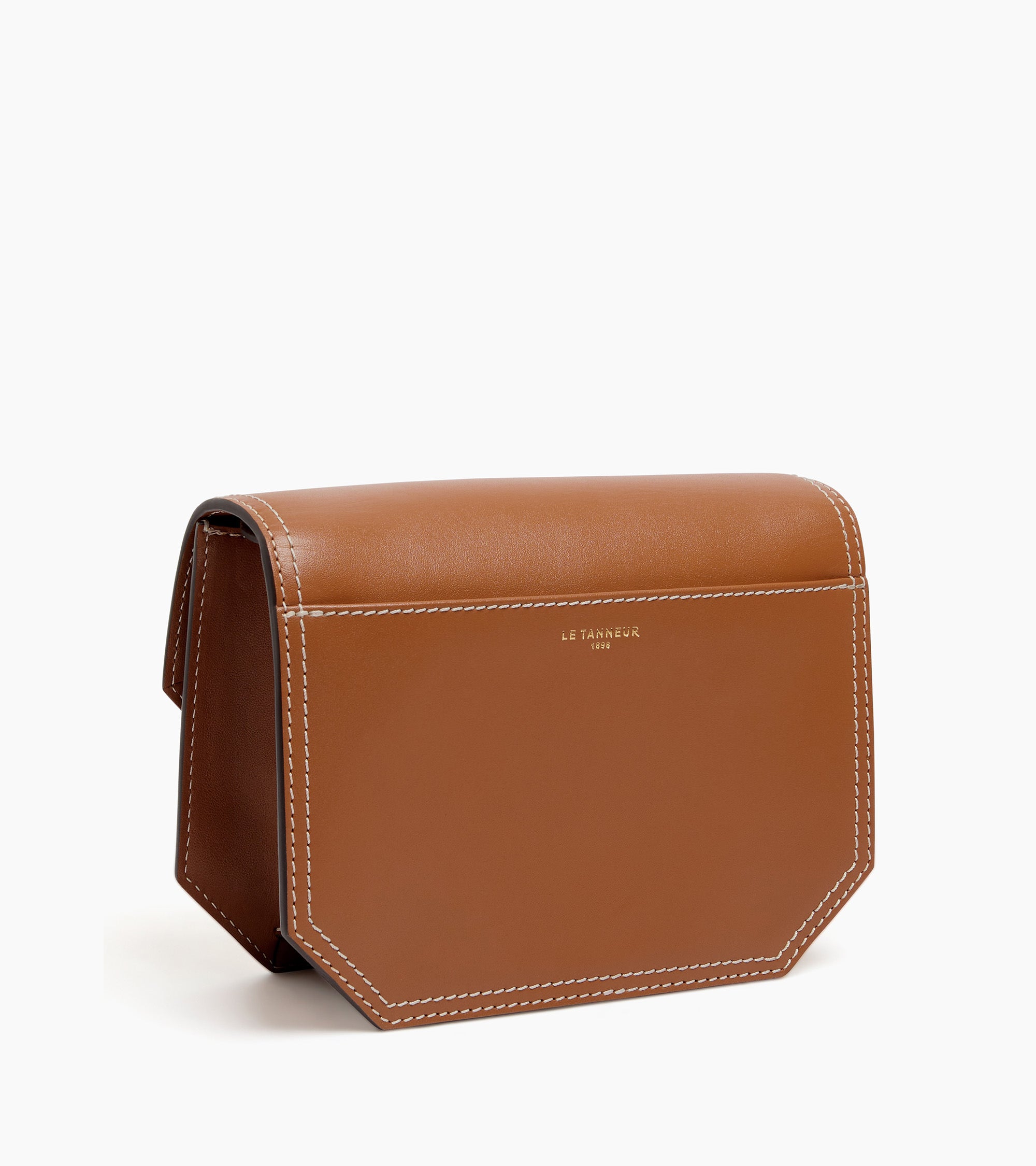 Rose small smooth leather shoulder bag