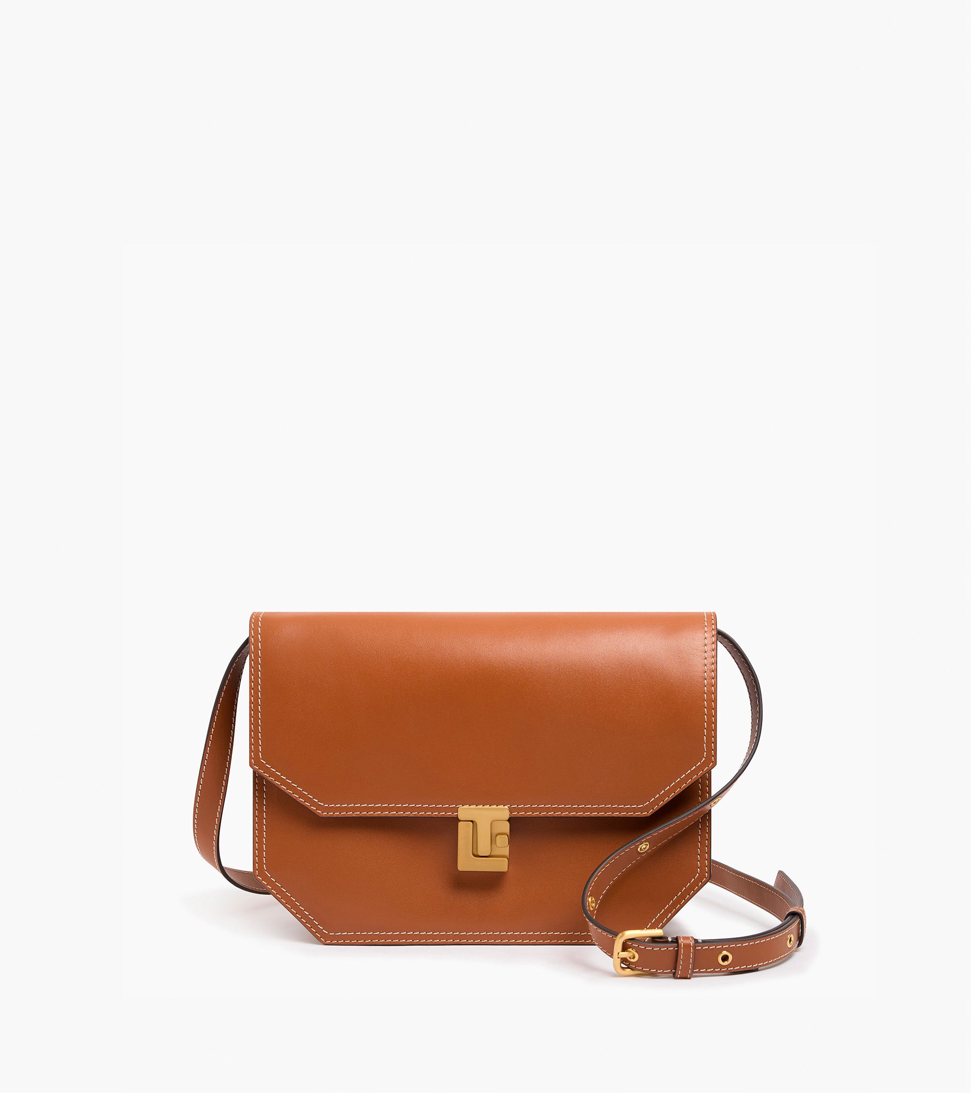 Rose medium smooth leather crossbody bag