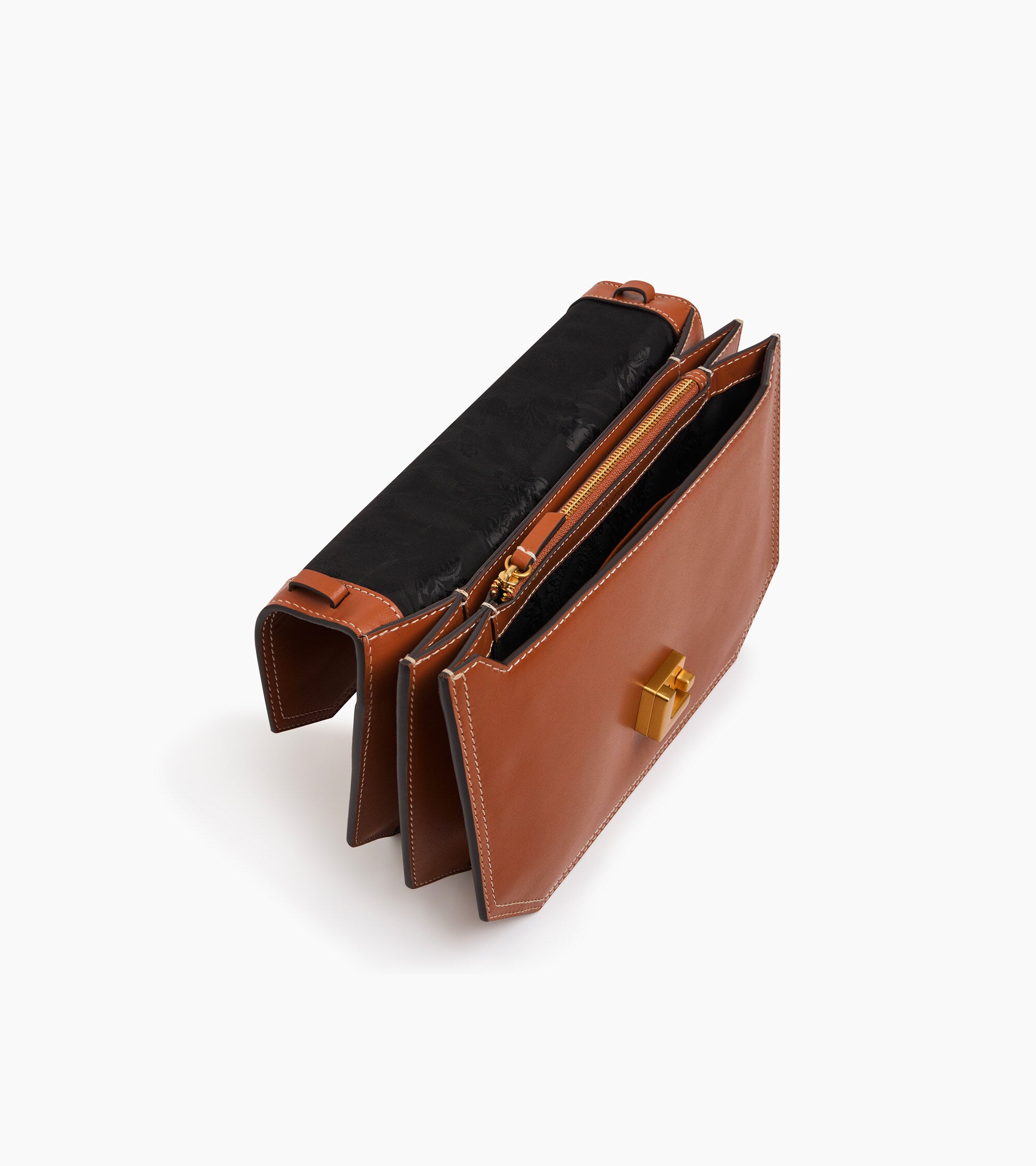 Rose medium smooth leather crossbody bag
