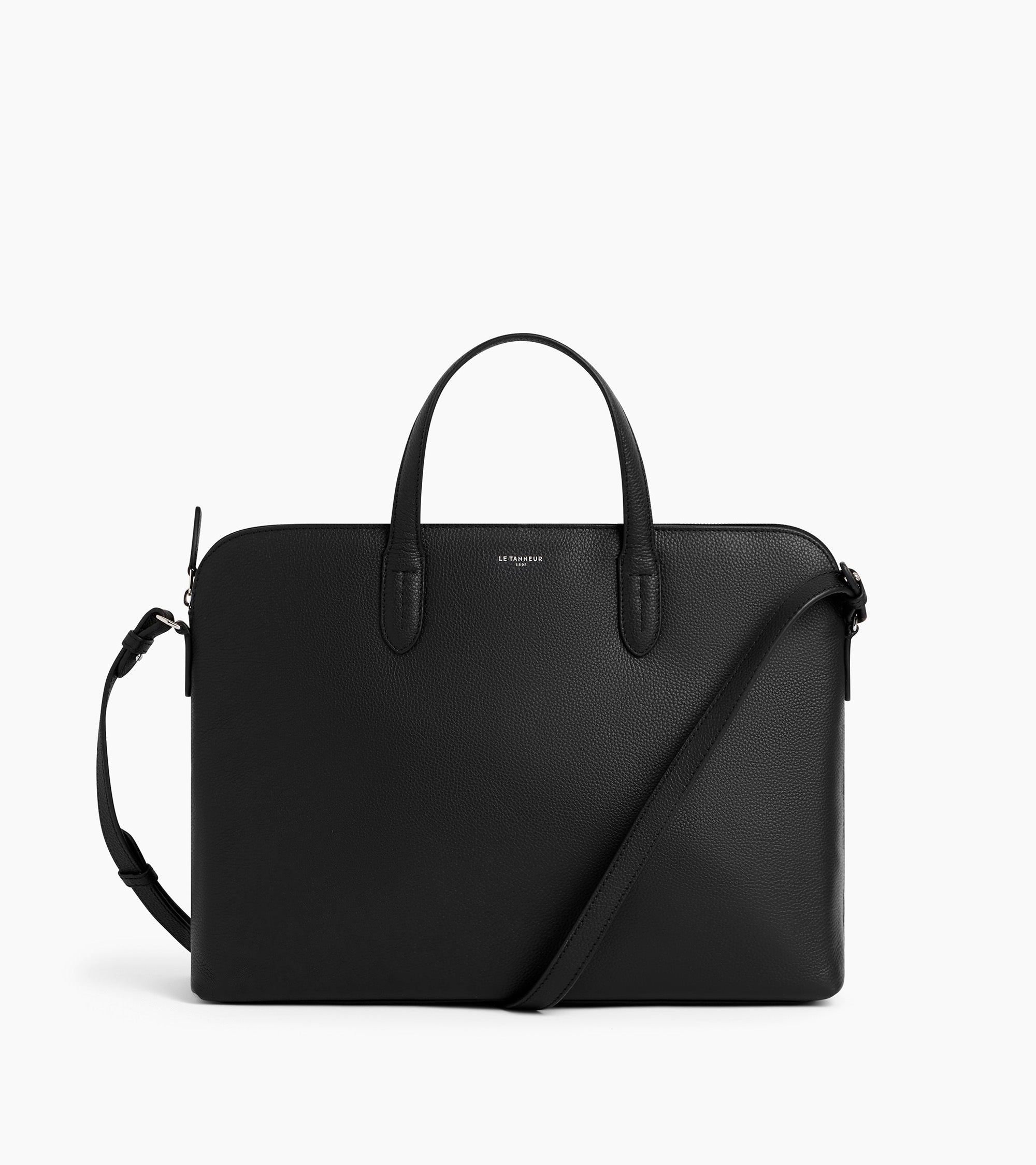 Sophie 15 grained leather document case with 1 expanding compartment